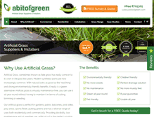 Tablet Screenshot of abitofgreen.com